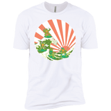 T-Shirts White / YXS The Great Wave Off Cowabunga Boys Premium T-Shirt