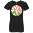 T-Shirts Black / YXS The Great Wave Off Cowabunga Girls Premium T-Shirt