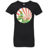 T-Shirts Black / YXS The Great Wave Off Cowabunga Girls Premium T-Shirt