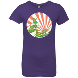 T-Shirts Purple Rush / YXS The Great Wave Off Cowabunga Girls Premium T-Shirt