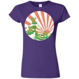 T-Shirts Purple / S The Great Wave Off Cowabunga Junior Slimmer-Fit T-Shirt