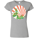 T-Shirts Sport Grey / S The Great Wave Off Cowabunga Junior Slimmer-Fit T-Shirt