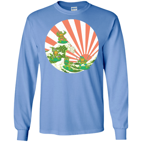 The Great Wave Off Cowabunga Men's Long Sleeve T-Shirt