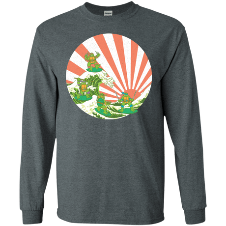 The Great Wave Off Cowabunga Men's Long Sleeve T-Shirt