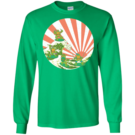 The Great Wave Off Cowabunga Men's Long Sleeve T-Shirt