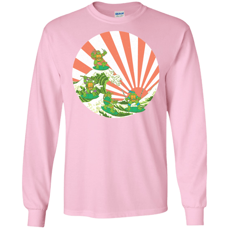 The Great Wave Off Cowabunga Men's Long Sleeve T-Shirt