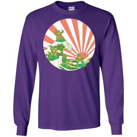 The Great Wave Off Cowabunga Men's Long Sleeve T-Shirt