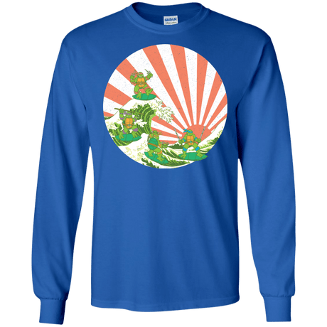 The Great Wave Off Cowabunga Men's Long Sleeve T-Shirt