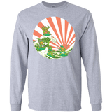 The Great Wave Off Cowabunga Men's Long Sleeve T-Shirt