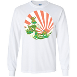 The Great Wave Off Cowabunga Men's Long Sleeve T-Shirt