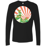The Great Wave Off Cowabunga Men's Premium Long Sleeve