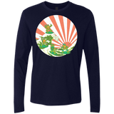The Great Wave Off Cowabunga Men's Premium Long Sleeve