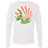 The Great Wave Off Cowabunga Men's Premium Long Sleeve