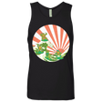 T-Shirts Black / S The Great Wave Off Cowabunga Men's Premium Tank Top