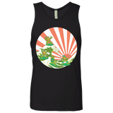 T-Shirts Black / S The Great Wave Off Cowabunga Men's Premium Tank Top