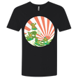 T-Shirts Black / X-Small The Great Wave Off Cowabunga Men's Premium V-Neck