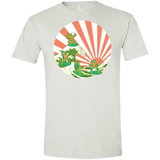 T-Shirts White / X-Small The Great Wave Off Cowabunga Men's Semi-Fitted Softstyle