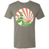 T-Shirts Venetian Grey / S The Great Wave Off Cowabunga Men's Triblend T-Shirt