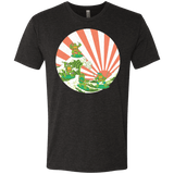 T-Shirts Vintage Black / S The Great Wave Off Cowabunga Men's Triblend T-Shirt