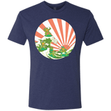 T-Shirts Vintage Navy / S The Great Wave Off Cowabunga Men's Triblend T-Shirt