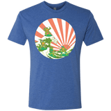 T-Shirts Vintage Royal / S The Great Wave Off Cowabunga Men's Triblend T-Shirt