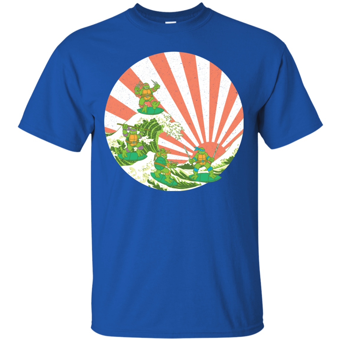 T-Shirts Royal / S The Great Wave Off Cowabunga T-Shirt
