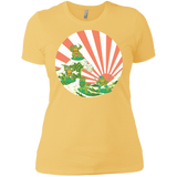 T-Shirts Banana Cream/ / X-Small The Great Wave Off Cowabunga Women's Premium T-Shirt