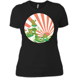 T-Shirts Black / X-Small The Great Wave Off Cowabunga Women's Premium T-Shirt