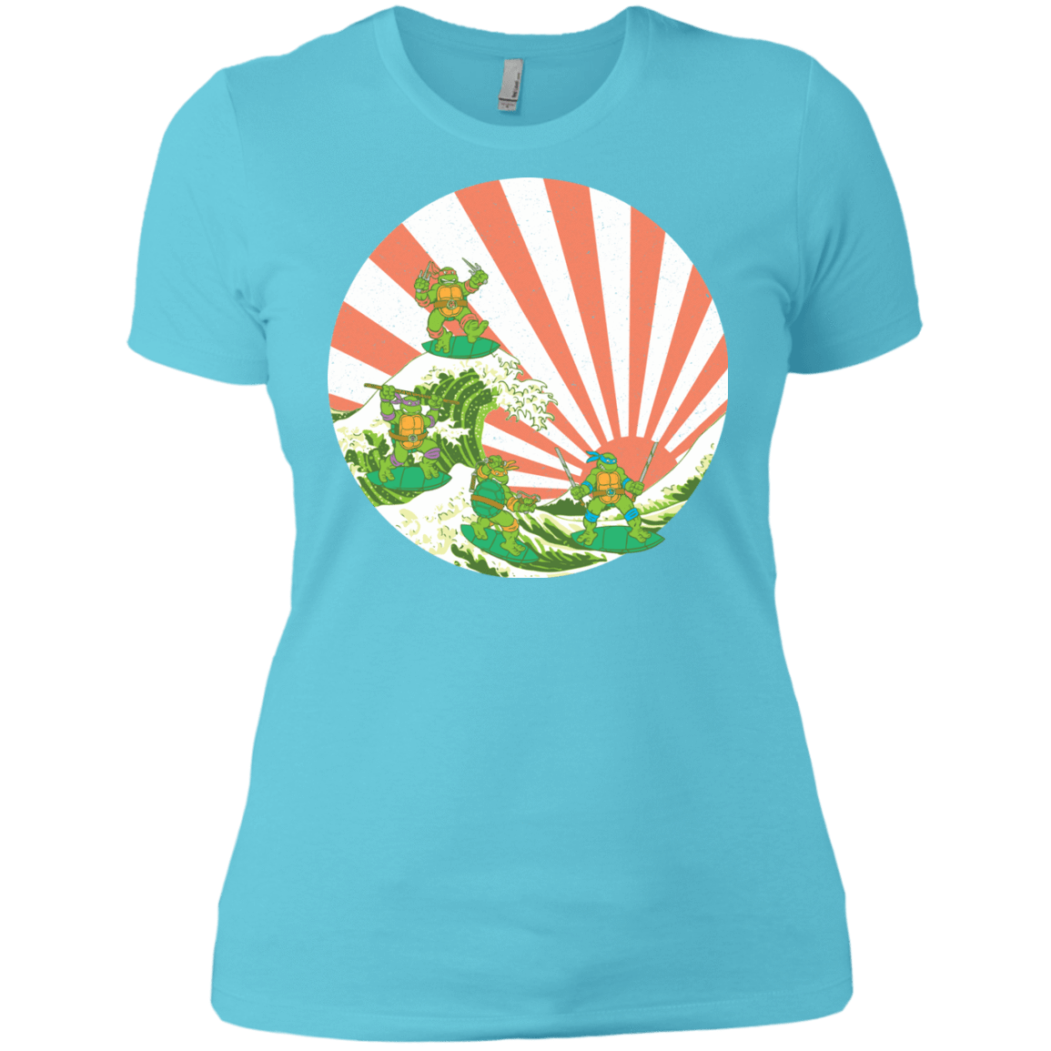 T-Shirts Cancun / X-Small The Great Wave Off Cowabunga Women's Premium T-Shirt