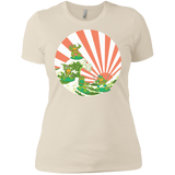 T-Shirts Ivory/ / X-Small The Great Wave Off Cowabunga Women's Premium T-Shirt