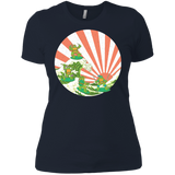 T-Shirts Midnight Navy / X-Small The Great Wave Off Cowabunga Women's Premium T-Shirt