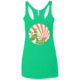 The Great Wave Off Cowabunga Women's Triblend Racerback Tank