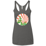 The Great Wave Off Cowabunga Women's Triblend Racerback Tank