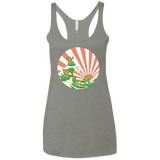 The Great Wave Off Cowabunga Women's Triblend Racerback Tank