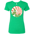T-Shirts Envy / S The Great Wave Off Cowabunga Women's Triblend T-Shirt