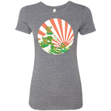 T-Shirts Premium Heather / S The Great Wave Off Cowabunga Women's Triblend T-Shirt