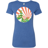 T-Shirts Vintage Royal / S The Great Wave Off Cowabunga Women's Triblend T-Shirt