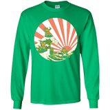 The Great Wave Off Cowabunga Youth Long Sleeve T-Shirt