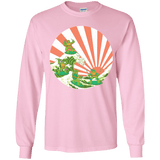 The Great Wave Off Cowabunga Youth Long Sleeve T-Shirt