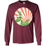 The Great Wave Off Cowabunga Youth Long Sleeve T-Shirt