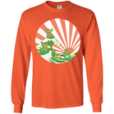The Great Wave Off Cowabunga Youth Long Sleeve T-Shirt