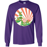 The Great Wave Off Cowabunga Youth Long Sleeve T-Shirt