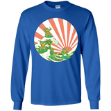 The Great Wave Off Cowabunga Youth Long Sleeve T-Shirt