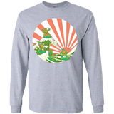 The Great Wave Off Cowabunga Youth Long Sleeve T-Shirt
