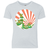 The Great Wave Off Cowabunga Youth Triblend T-Shirt