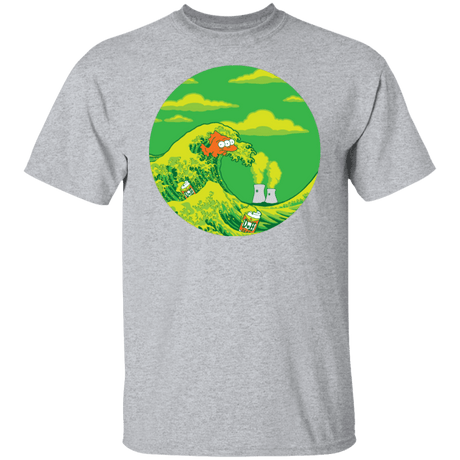 T-Shirts Sport Grey / S The Great Wave Off Springfield T-Shirt