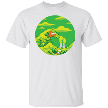 T-Shirts White / S The Great Wave Off Springfield T-Shirt