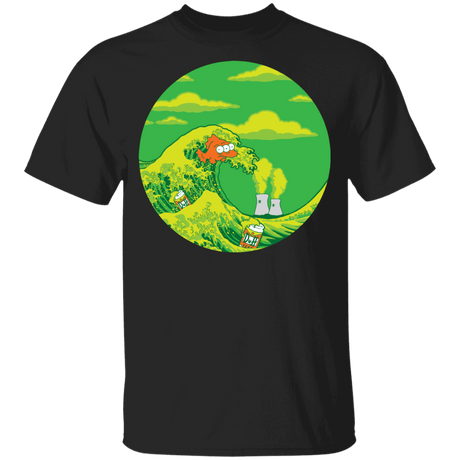 T-Shirts Black / YXS The Great Wave Off Springfield Youth T-Shirt