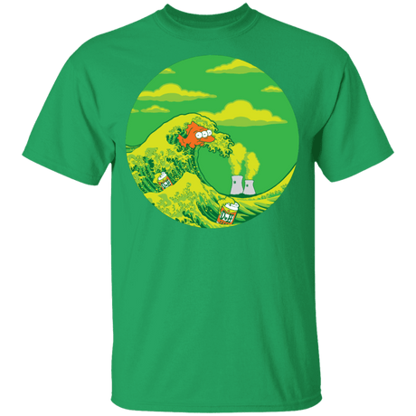 T-Shirts Irish Green / YXS The Great Wave Off Springfield Youth T-Shirt