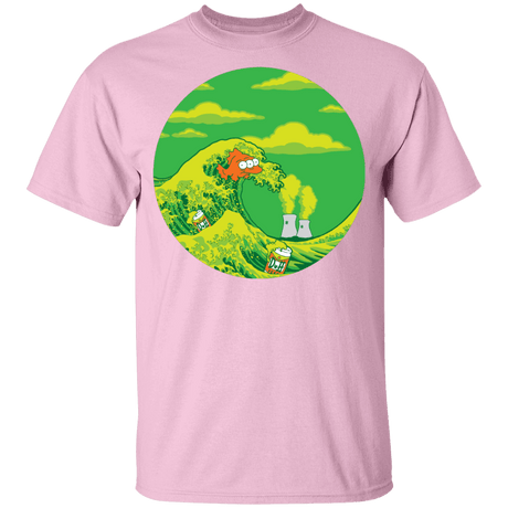 T-Shirts Light Pink / YXS The Great Wave Off Springfield Youth T-Shirt